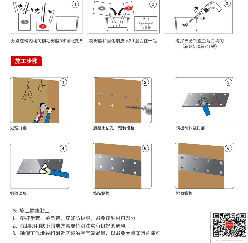 包钢阳城粘钢加固施工过程